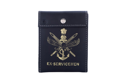 ID CARD COVER - EX-SERVICEMEN (BLACK)