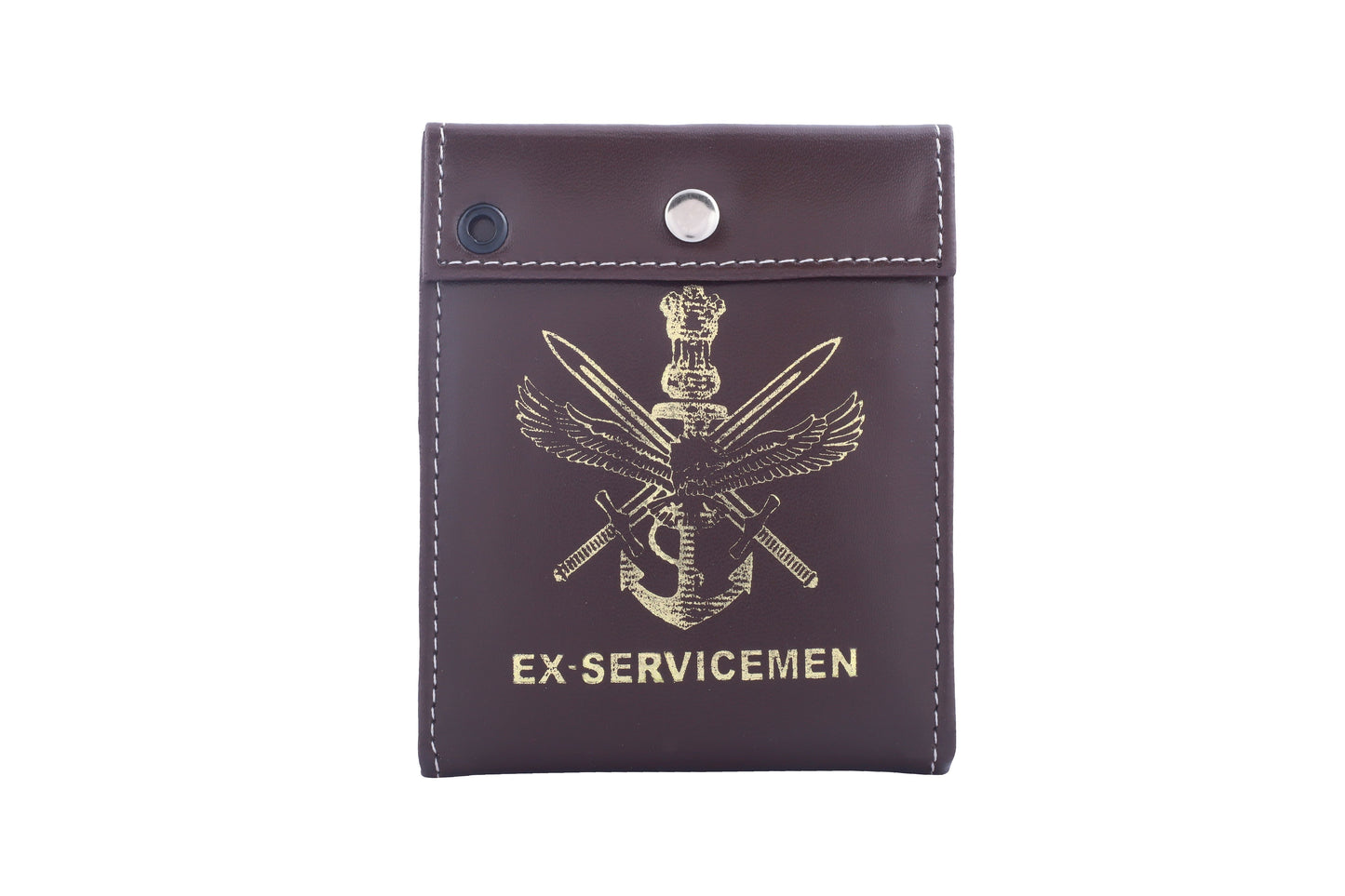 ID CARD COVER - EX-SERVICEMEN (BROWN)