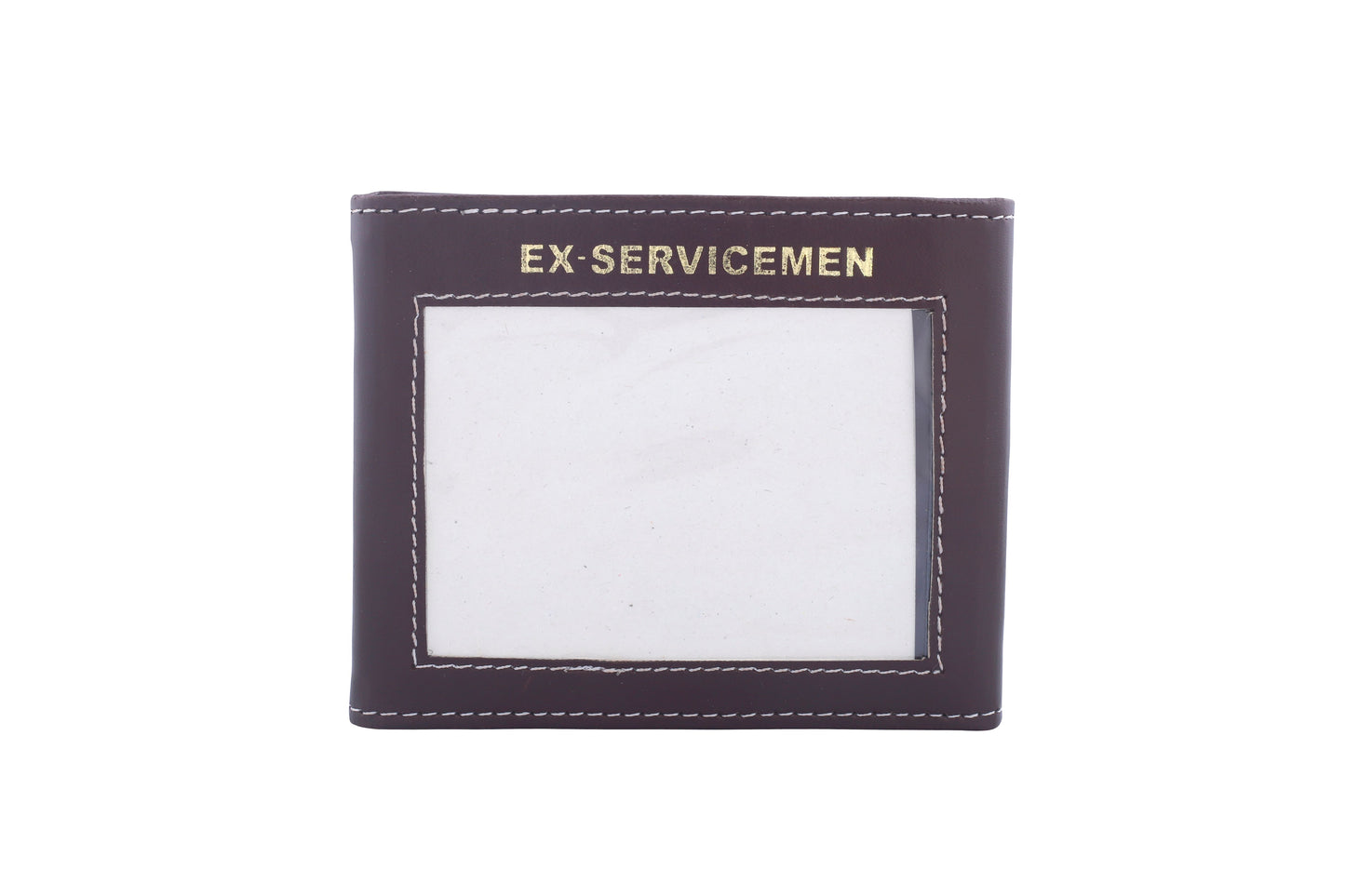 ID CARD COVER - EX-SERVICEMEN (BROWN)