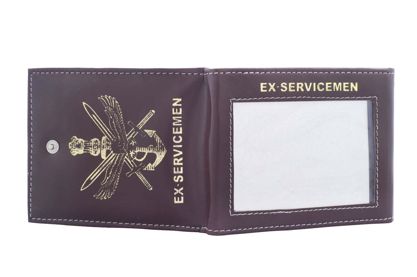 ID CARD COVER - EX-SERVICEMEN (BROWN)